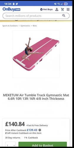 Meketum pink gymnastic air - pink,